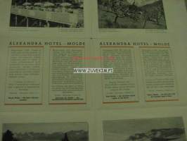 Alexandra Hotel Molde -matkailuesite 1939