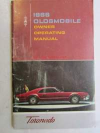 Oldsmobile Toronado 1966 Owner Operrating Manual -Omistajan käsikirja