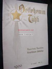 Betlehemin tähti 1920