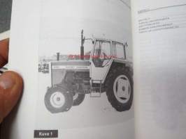 Massey Ferguson 290 / 290-4 traktori -käyttöohjekirja, lisäsivut nelivetomallia varten, varaosakuvasto -tractor instruction book