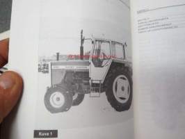 Massey Ferguson 290 traktori -käyttöohjekirja, lisäsivut nelivetomallia varten, varaosakuvasto -tractor instruction book