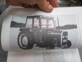 Massey-Ferguson 240 traktori käyttöohjekirja ja varaosakuvasto  (1981)