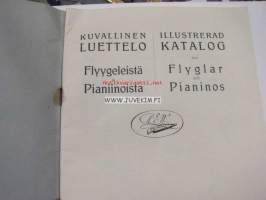 Flyygeleitä ja pianiinoja / Flyglar och pianinos Ab R.E. Westerlund Oy -tuoteluettelo
