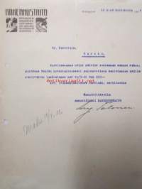 Rakennustaito, Helsingissä 12. huhtikuuta 1922. -asiakirja