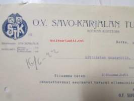 Wecman&#039;in Yksityinen Kauppakoulu, Kouvola 4/4. 1931. -asiakirja
