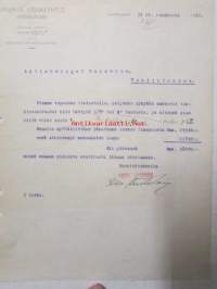 Janhua Osakeyhtiö, Uusikaupunki 30. syyskuuta 1921. -asiakirja