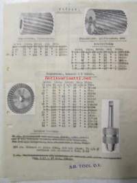 A.B. Tool O.Y. Verktygsfabrik, helsingfors 18 febryari 1921. -asiakirja