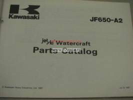 Kawasaki JF650-a (Jet ski X-2) parts catalog -varaosaluettelo