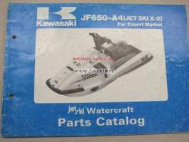 Kawasaki JF650-a (Jet ski X-2) parts catalog -varaosaluettelo