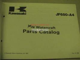 Kawasaki JF650-a (Jet ski X-2) parts catalog -varaosaluettelo