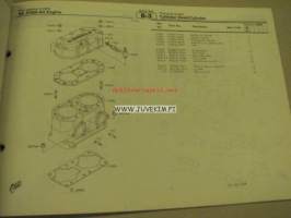 Kawasaki JF650-a (Jet ski X-2) parts catalog -varaosaluettelo