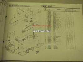 Kawasaki JS440-A11/A12/A13 parts catalog -varaosaluettelo