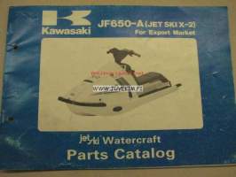 Kawasaki JF650-A (Jet ski X-2) parts catalog -varaosaluettelo