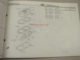 Kawasaki JF650-A (Jet ski X-2) parts catalog -varaosaluettelo