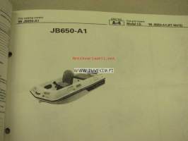 Kawasaki JB650-A1(Jet Mate) parts catalog -varaosaluettelo