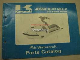 Kawasaki JF650-A(Jet Ski X-2) parts catalog -varaosaluettelo