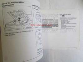 Datsun Nissan Sunny mallisarja B12/N13 -Käyttöohjekirja