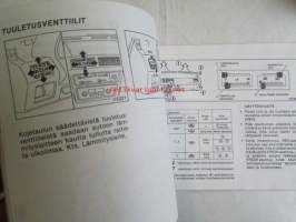 Datsun Nissan mallisarja K10 -Omistajan käsikirja