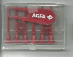 Golf tarvikkeita - mainoslahja Agfa