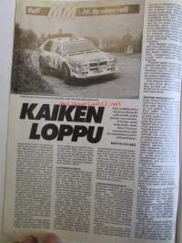 Vauhdin Maailma 1986 nr 6 -mm. VM maistelee Volvo 480 ES, Honda VFR 750, Toyota MR2, Toyota Corolla FX ja Pieni punainen custom, Ralli-MM Korsika kaiken loppu,