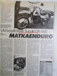 Vauhdin Maailma 1986 nr 6 -mm. VM maistelee Volvo 480 ES, Honda VFR 750, Toyota MR2, Toyota Corolla FX ja Pieni punainen custom, Ralli-MM Korsika kaiken loppu,