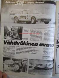 Vauhdin Maailma 1986 nr 6 -mm. VM maistelee Volvo 480 ES, Honda VFR 750, Toyota MR2, Toyota Corolla FX ja Pieni punainen custom, Ralli-MM Korsika kaiken loppu,