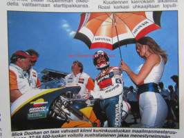 Vauhdin Maailma 1997 nr 6 -mm. Helsinki Thunder GT-autot &amp; F3000, Formula 1 Imola, Monaco, Rata-SM, Kuorma-autojen EM Espanja ja Ranska, Rallicrossia EM-Itävalta &amp;