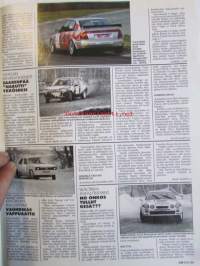 Vauhdin Maailma 1995 nr 6 -mm. Helsinki C1 Thunder tulee, Markku Alenin kanssa radalla, Team Rosberg, DTM Berliini, Formula 1 Imola ja Espanja, Tallinna Ralli,