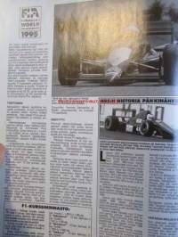 Vauhdin Maailma 1995 nr 3 -mm. Formula 1 kausi 1995 Säännöt Autot Moottorit Kuskit Teamit, Ralli MM Ruotsi, Ralli -SM Hyvinkää, Ralli-SM Junnut, Drag- MM