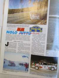 Vauhdin Maailma 1995 nr 3 -mm. Formula 1 kausi 1995 Säännöt Autot Moottorit Kuskit Teamit, Ralli MM Ruotsi, Ralli -SM Hyvinkää, Ralli-SM Junnut, Drag- MM