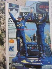 Vauhdin Maailma 1998 nr 6 -mm. Neste Rally Finlandin radiointi - rajoittamista vai kaupallisuutta vai?, Rata-SM Ahvenisto, Sukunimestä on etua, Ruotsalainen