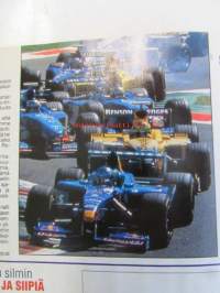 Vauhdin Maailma 1998 nr 10 -mm. Mika vai MIchael? Lähtöasetelmat Suzukaan, Formula 1beldia Italia Ja Luxemburg Häkkinen kesti paineet, CART Vancouver ja Laguna