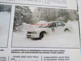 Vauhdin Maailma 1999 nr 2 -mm.Helsinki Thunder Onko katuradalla tulevaisuutta?, Ralli-SM Tunturiralli uusia ryhmävoittajia, Ralli-MM Monte Carlo Mäkinen Monacon