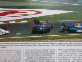 Vauhdin Maailma 1999 nr 7 -mm. Jarmo Mahonen AKK Katsoja käyttäymiset huolestuttaa, Giorgio Piola piirrokset kertovat, Formula 1 GP.t Espanja Mika ja Kuningas