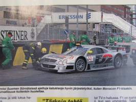 Vauhdin Maailma 1998 nr 12 -mm. Max Mosley Esa iloinen haastatteli FIA:N ykkösmiestä, Mika Häkkinen Kerkkitoute vai jäyhä suomalainen, MM-ralli Australia ja