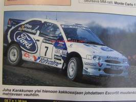 Vauhdin Maailma 1998 nr 12 -mm. Max Mosley Esa iloinen haastatteli FIA:N ykkösmiestä, Mika Häkkinen Kerkkitoute vai jäyhä suomalainen, MM-ralli Australia ja