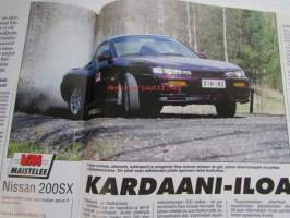 Vauhdin Maailma 1999 nr 8 -mm. Ralli-MM Uusi Seelanti Oliko tämä SM?, Ralli-Sm Tampere kolme yleiskilpailun voittajaa, Formula 1 Ranska ja Englanti ja Itävalta,