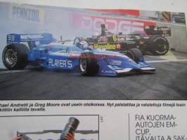 Vauhdin Maailma 1999 nr 8 -mm. Ralli-MM Uusi Seelanti Oliko tämä SM?, Ralli-Sm Tampere kolme yleiskilpailun voittajaa, Formula 1 Ranska ja Englanti ja Itävalta,