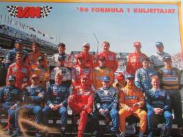 Vauhdin Maailma 1996 nr 4 -mm. Formula 1 Kriisissä?, ITC Opel ja -96Urheiluautot GT-sarjassa on merkkivalikoimaa, BMW Sport 2000, Alenin Andros-sarjan Opel,