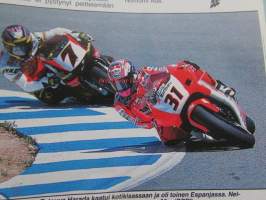 Vauhdin Maailma 1996 nr 6 -mm. Formula 1 GP:t Eurooppa ja San Marino ja Monaco, Kotimaan ratatestipäivät Sport 2000 ja SS-luokat, VM esittelee kemiläisen Esort