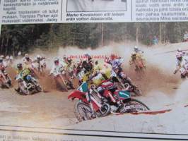 Vauhdin Maailma 1996 nr 6 -mm. Formula 1 GP:t Eurooppa ja San Marino ja Monaco, Kotimaan ratatestipäivät Sport 2000 ja SS-luokat, VM esittelee kemiläisen Esort