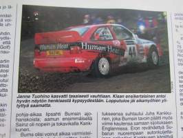 Vauhdin Maailma 1999 nr 12 -mm. Ralli-MM Australia ja Englanti Kaikki halusivat voittaa, Nuorten ralli-SM 2000 Yksi luokka monta suosikkia, Formula 1 kausi 1999