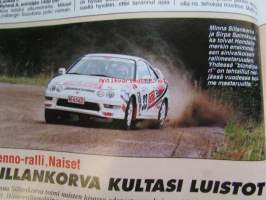 Vauhdin Maailma 1999 nr 9 -mm. Ralli-MM Jyväskyla vuosisadan viimeinen sorasirkus, 1000 Lakes Historic Rally Jyväskylä Porschet kukistuivat, Ralli-SM nuoret ja