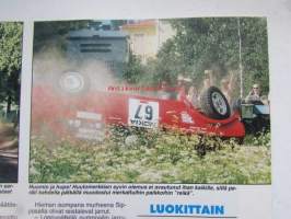 Vauhdin Maailma 1996 nr 8 -mm. Ralli-MM Argentiina Tommi ei ole mikään pommi, Junnu ja Naiset SM Tikkisen vuoro, F-Cup Vammala ja vettä tuli, Formula 1 Ranska