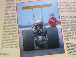 Vauhdin Maailma 1996 nr 8 -mm. Ralli-MM Argentiina Tommi ei ole mikään pommi, Junnu ja Naiset SM Tikkisen vuoro, F-Cup Vammala ja vettä tuli, Formula 1 Ranska