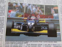 Vauhdin Maailma 1996 nr 8 -mm. Ralli-MM Argentiina Tommi ei ole mikään pommi, Junnu ja Naiset SM Tikkisen vuoro, F-Cup Vammala ja vettä tuli, Formula 1 Ranska