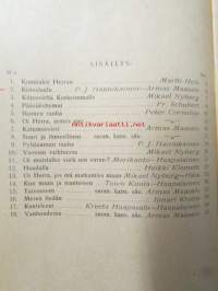 Kunniaksi Herran -Hymnejä, Virsiä, Hautauslauluja - Miesäänisten laulukuntien ohjelmistoa. 12. vihko