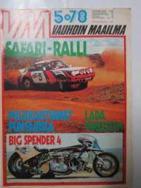 Vauhdin Maailma 1978 nr 5 -mm. Vauhdin Maailma 1978 nr 5 -mm. Ford Fiesta 1.3 S Pikkunätti, Kisasalaattia ja ajolinjoja, Renault 18 matkantekoon, Guzzin V-8, Honda