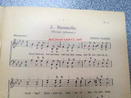 Miesäänisiä lauluja 26. vihko Sortavalan laulujuhliin 1926