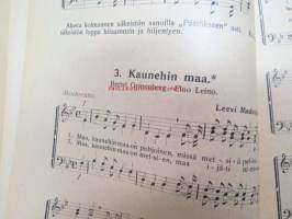 Isänmaalle marsseja ja muistolauluja. Miesäänisten laulukuntien ohjelmiston 11. vihko